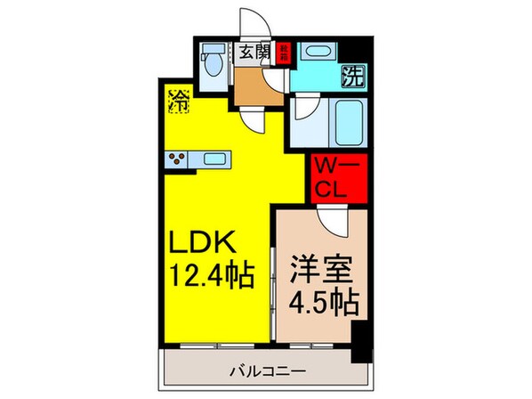 ソルテラスOSAKA　EAST　GATEの物件間取画像